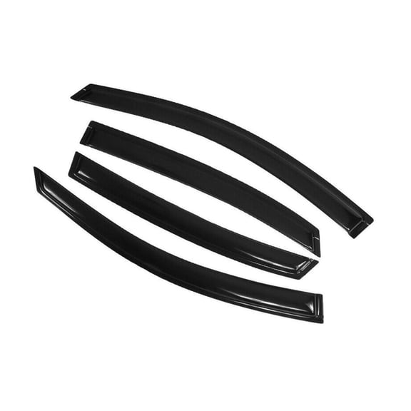 VMVJGLEK Limited Window Visors Rain Sun Guard Vent Acrylic for Chevy for Impala 2006-2013 for Impala Limited 2014-2016 Smoke/Tinted Slim Style 4CAR-WD-CI06