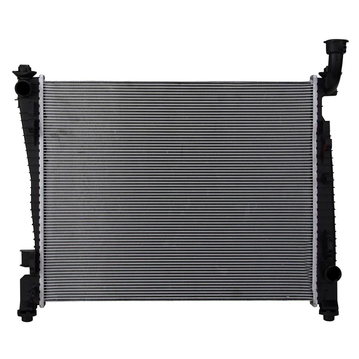 VMVJGLEK Radiator 1 Row Red with Manual Transmission with V6 V8 for ...