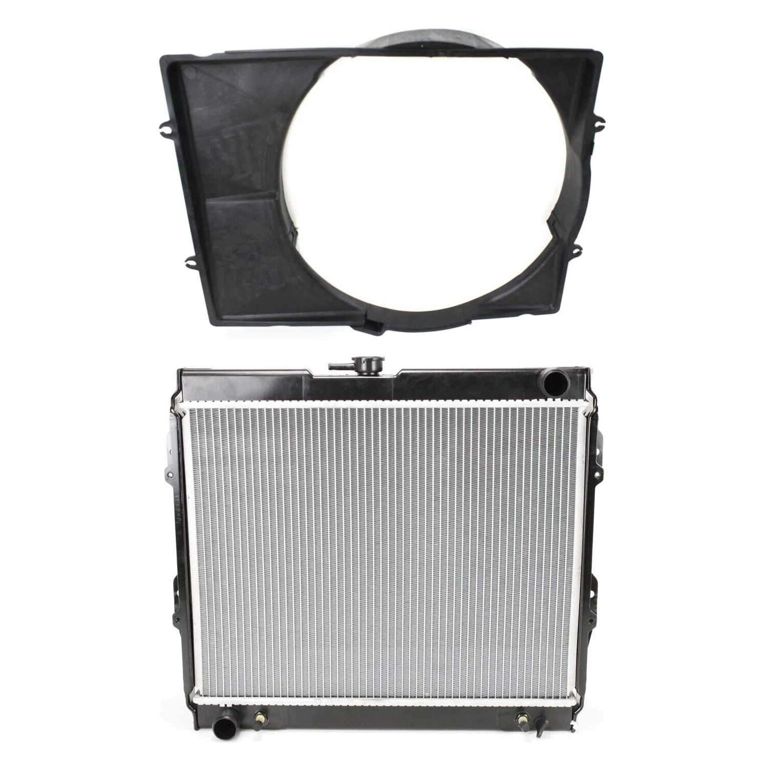 VMVJGLEK Radiator Kit for Toyota for Pickup 1984-1995 with Fan Shroud ...