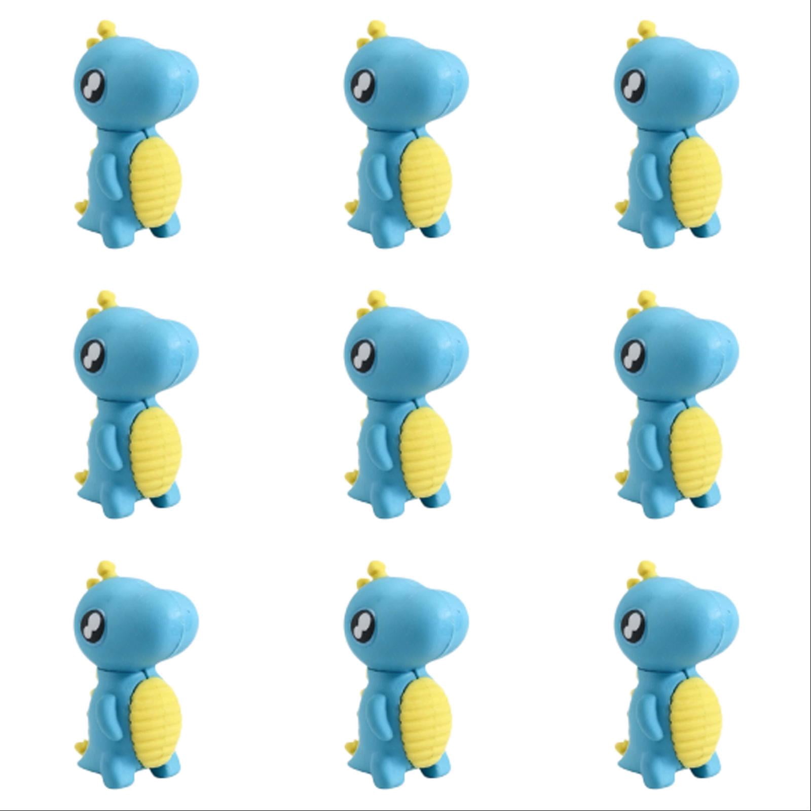 VMWMSSR 10 Pack Dinosaur Erasers Novelty Shaped Eraser Fun Desk Decor ...