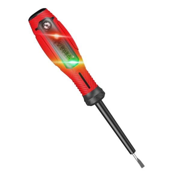 VMWMSSR 2-In-1 Digital Display Voltage Tester Screwdriver, Smart Non-Contact Voltage Detector With Led Indicator For Electrical Testing(Red-17Cm)
