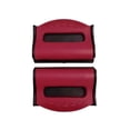 thumbnail image 1 of VMWMSSR 2‑Pack Seat Belt Adjuster Clips Universal Seat Belt Positioner Clips Car Seat Belt Comfort Clips Adjustable Seat Belt Stopper For Car Interior Accessories(Red-2PCS), 1 of 5