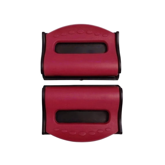 VMWMSSR 2‑Pack Seat Belt Adjuster Clips Universal Seat Belt Positioner Clips Car Seat Belt Comfort Clips Adjustable Seat Belt Stopper For Car Interior Accessories(Red-2PCS)
