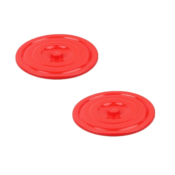 VMWMSSR 2Pcs Bucket Lid Replacement 9" Universal Sealing Pail Cover With Central Handle Reusable Bucket Top Lid For 5 Gallon Storage Bucket Gardening Container(Red-2PCS)