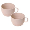 thumbnail image 1 of VMWMSSR 2Pcs Wheat Straw Coffee Cups, Reusable Unbreakable Mugs With Handles Lightweight Color Drinking Cups For Tea, Milk, Dishwasher And Microwave Safe Beige-9.5x6cm, 1 of 9