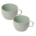 thumbnail image 1 of VMWMSSR 2Pcs Wheat Straw Coffee Cups, Reusable Unbreakable Mugs With Handles Lightweight Color Drinking Cups For Tea, Milk, Dishwasher And Microwave Safe Green-9.5x6cm, 1 of 9