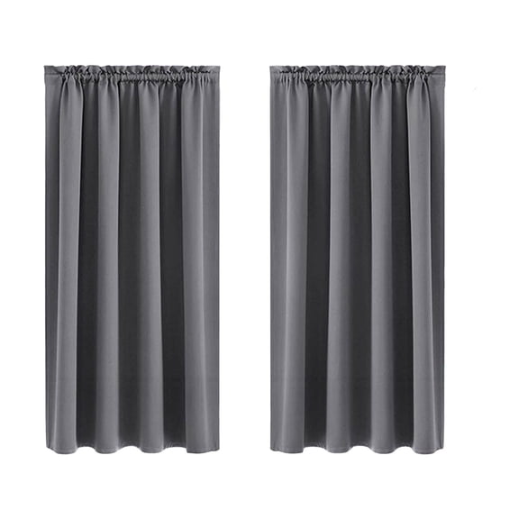 VMWMSSR 42"X63" Oversized Thermal Curtains, Light Blocking & Noise Reducing Panels, Energy Saving Window Treatments For Large Windows(Grey-106X160Cm)