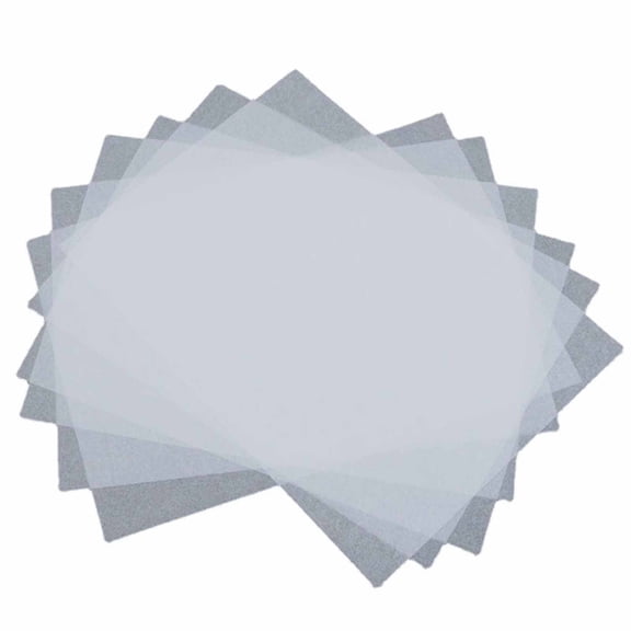 VMWMSSR 50 Sheets Transparent Tracing Paper, Lightweight Semi-Transparent Sketch Transfer Vellum Paper Pad, Clear Trace Draft Paper For Drawing Sketching Art Craft(White-11.81")