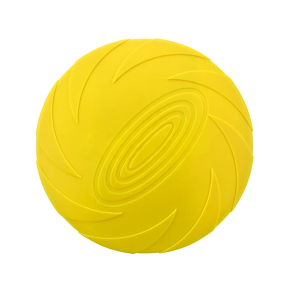 VMWMSSR 8.66in Large Dog , Soft Floating Dog Toy, Durable Interactive Training Disc for Medium & Large Dogs Pool, Beach Backyard Play(Yellow-8.66in)