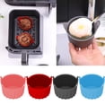 thumbnail image 1 of VMWMSSR Air Fryer Silicone Baking Cups Egg Cooker Molds Non-Stick Reusable Egg Molds For Air Fryer Oven Microwave Dishwasher Safe Blue-One Size, 1 of 4