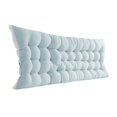 thumbnail image 1 of VMWMSSR Bed Headboard Pillow, Rectangular Large Reading Backrest Support Pillow With Detachable Washable Cover, Soft Bolster Cushion For Dorm Bed Bedroom Anti‑Collision Decor(Blue-47.24"), 1 of 1