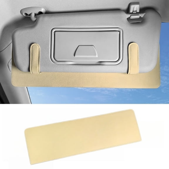 VMWMSSR Car Sun Visor Extender, Universal Adjustable Windshield Sun Shade Extension Panel, Anti-Glare Uv Protection Car Sun Visor Extension For Driving Eye Protection(Yellow-14.96")