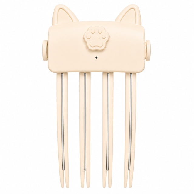 VMWMSSR Cat‑Ear Hair Root Volumizing Comb 4‑Teeth Heating Styling Tool ...