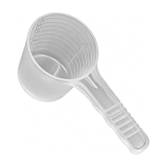 VMWMSSR Clear Plastic Measuring Spoon, Food-Grade Engraved Scoop, Lightweight Kitchen Measuring Tool For Dry Ingredients & Baking(D-100Ml)