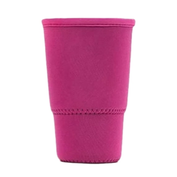 VMWMSSR Cup Sleeves For Cold Drinks For 16 oz, Reusable Insulated Drink Covers For Cold Beverages Iced Drinks & Tumblers(Hot Pink-16.5X10cm)