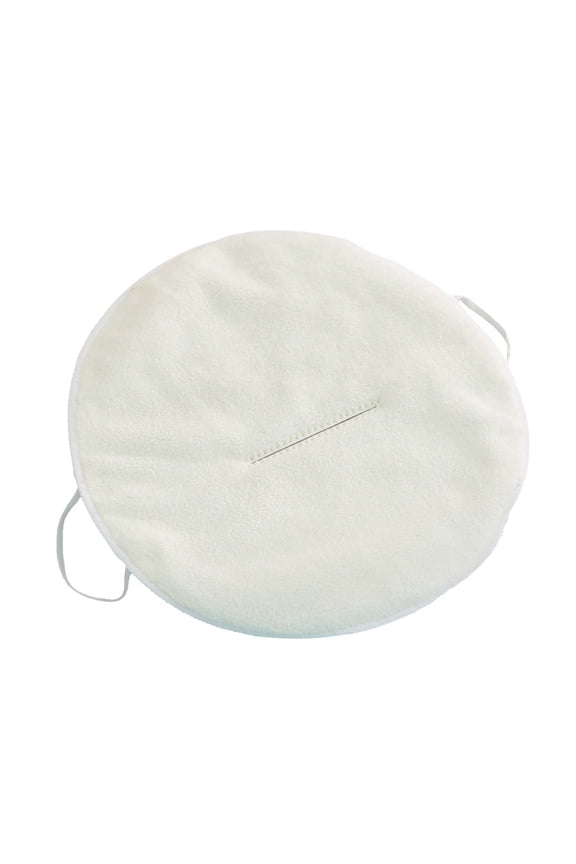 Double Layer Microfiber Facial Steam Towel Soft Breathable Reusable Face Mask Cloth For Home Diy Use(White2-9.44")