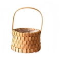 thumbnail image 1 of VMWMSSR Easter Handwoven Wicker Basket With Handles, Natural Rattan Storage Baskets, Decorative Storage Baskets For Wedding Easter Home Decor And Storage C-35cm, 1 of 4
