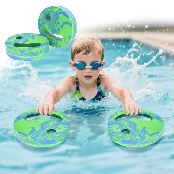 VMWMSSR Eva Handheld Swimming Training Float Board Thick Buoyant Water Fitness Hand Paddles Pool Floating Training Gear For Pool Water Exercise Training(Green-7.09")