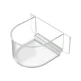 thumbnail image 1 of VMWMSSR Hanging Bird Feeding Bowl, 4.13" Plastic Water & Food Cup For Parrots, Birds & Small Pets Cage Accessories(Clear-10.5X8X5cm), 1 of 6