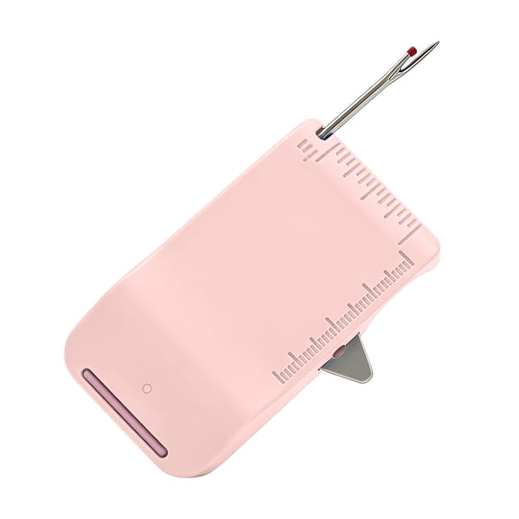 VMWMSSR Sewing Seam Guide Tool, 4 In 1 Multi Function Edge Stitch Positioner Built-In Ruler Scale No Sewing Machine Attachment For Beginner Garment Making(Pink-2.99")
