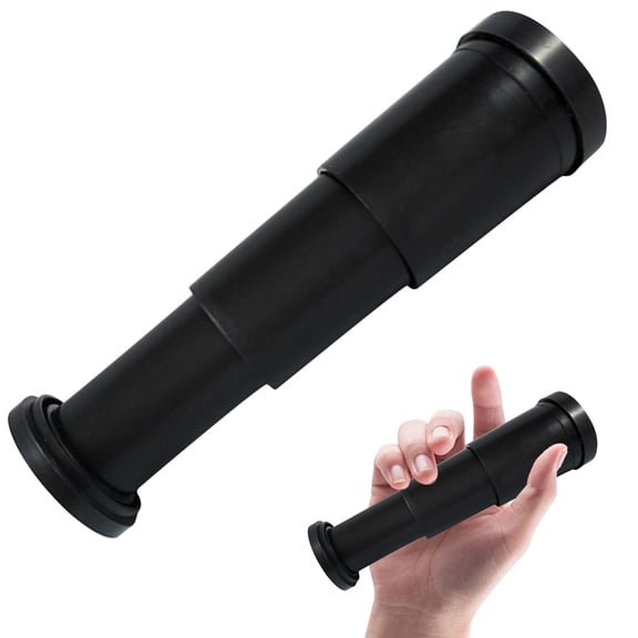 VMWMSSR Mini Extendable Monocular Telescope, Pocket-Sized Adjustable Focus Telescope, Compact Retractable Spyglass for Outdoor Exploration, Camping & Bird Watching(Black-4.33inch)