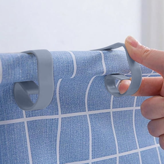 VMWMSSR Tablecloth Clips, Windproof Heavy Duty Table Cover Fastener Clamps, Reusable Table Skirt Holder Clips For Outdoor Patio Picnic Party Camping Banquet Table Decoration(Grey-1.")
