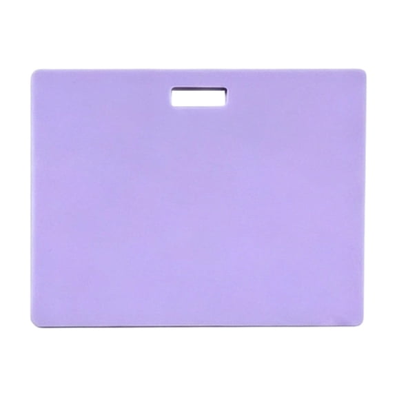 VMWMSSR Reusable Erasable Blank Name Tag, Horizontal Writable Badge Insert, Dry-Erase Plastic Label for Office(Purple-3.35" × 2.13")