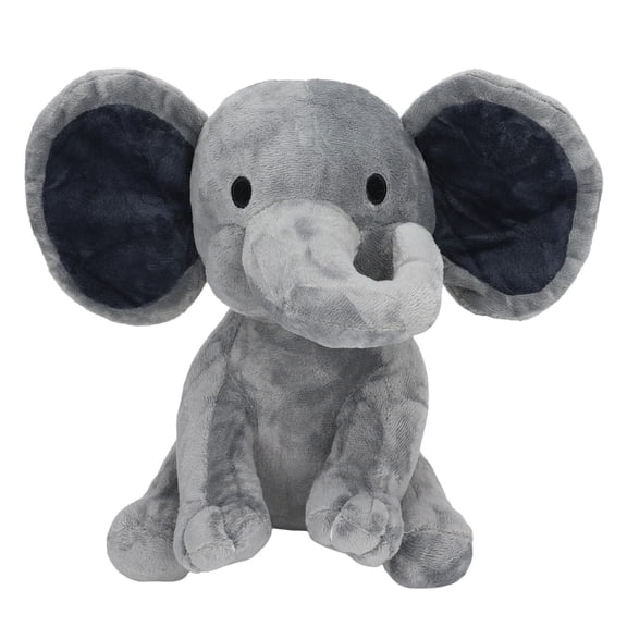 VMWMSSR Soft Plush Elephant Stuffed Animal Cute Fluffy Comfort Toy Bow Decor Elephant Doll Gentle Skin-Friendly Plush Elephant Dolls For Sleeping Companion(Grey-9.84")