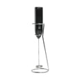 thumbnail image 1 of VMWMSSR Stainless Steel Milk Frother Stand Rust-Resistant Electric Mixer Holder Compact Countertop Organizer For Handheld Frothers & Coffee Bars(Silver-6.3Inch), 1 of 4