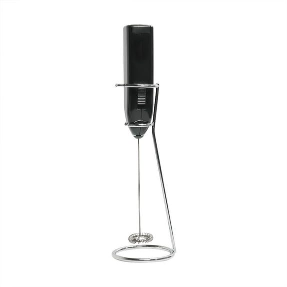 VMWMSSR Stainless Steel Milk Frother Stand Rust-Resistant Electric Mixer Holder Compact Countertop Organizer For Handheld Frothers & Coffee Bars(Silver-6.3Inch)