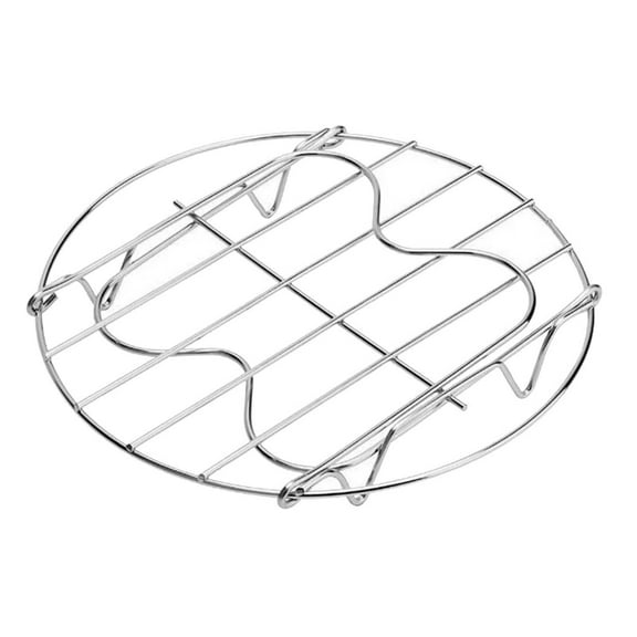 VMWMSSR Stainless Steel Steamer Rack, Round Cooling Rack, Pressure Cooker Accessory For Cooking, Baking & Cooling(Silver-One Size)