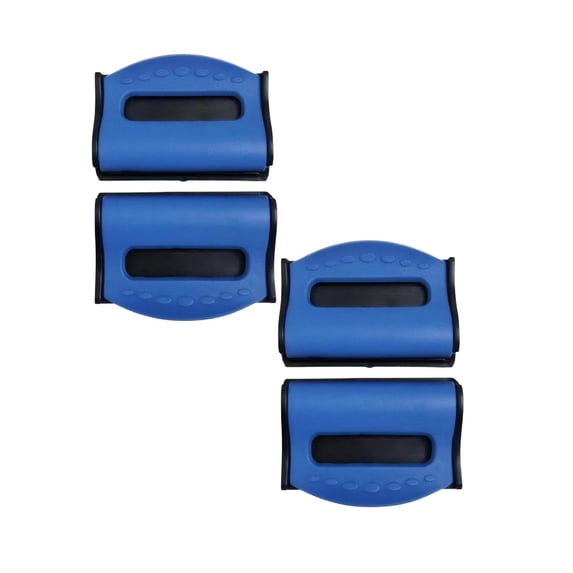 VMWMSSR Universal Seat Belt Positioner Clips 4‑Pack Seat Belt Adjuster Clips Car Seat Belt Comfort Stopper Clips For Vehicle Interior Accessories(Blue-4PCS)