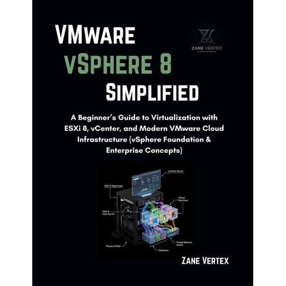 VMware VSphere 8 Simplified: A Beginner's Guide to Virtualization with ESXi 8, vCenter, and Modern VMware Cloud Infrastr, (Paperback)