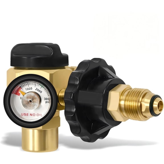 VN500 Nitrogen Purge Regulator, 500PSI 4Mode Flow Control Valve for Welding Leak Test