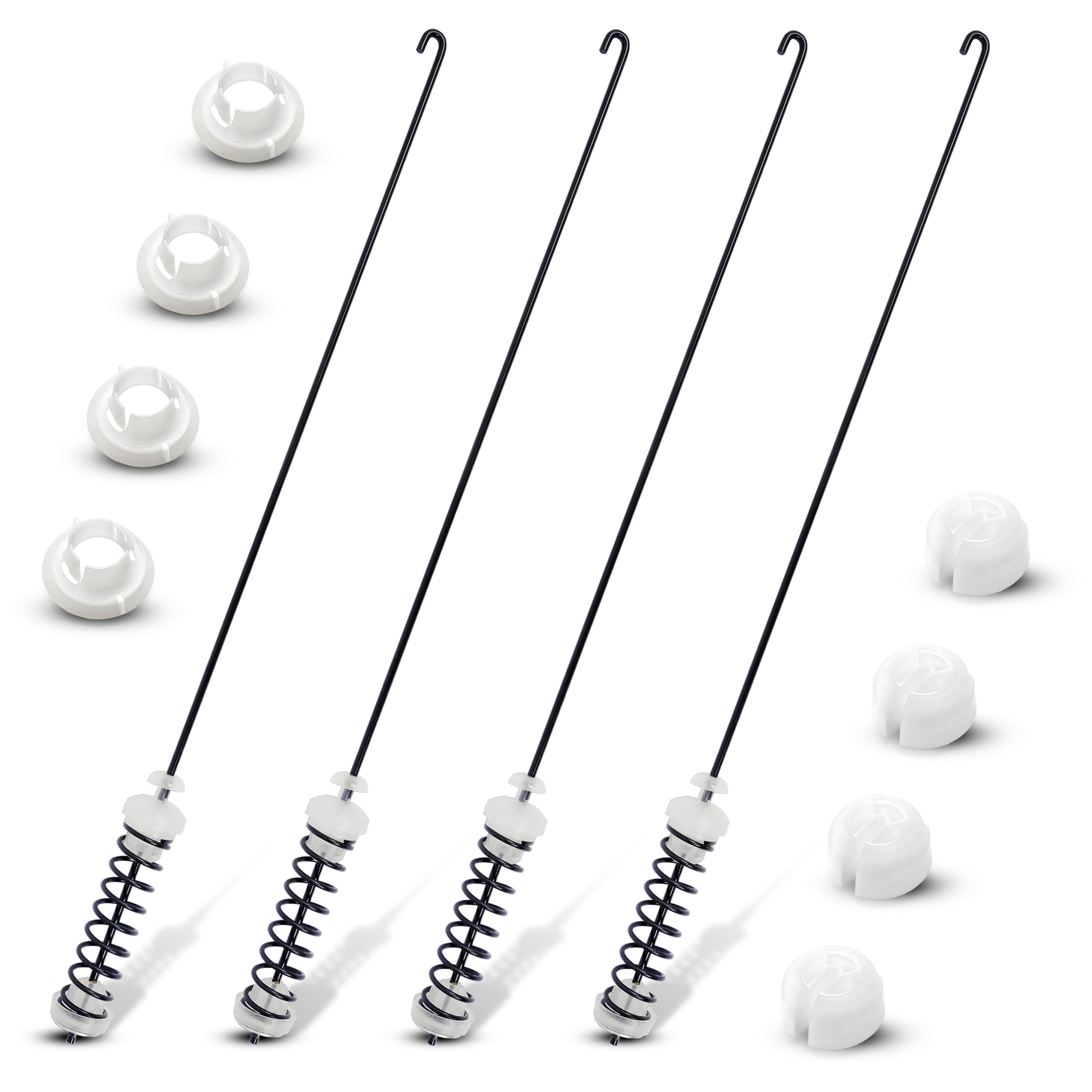 VNAF93 4Pcs NTW4605EW0 NTW4516FW1 NTW4516FW2 NTW4516FW3 WTW4816FW2 WTW4800BQ1 Washer Suspension Rod Kit for Amana Whirlpool Kenmore