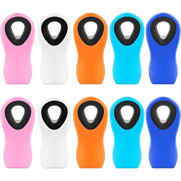 10 Pack Magnetic Chip Clips, Bag Clips Food Clips, Magnetic Clips for Food Packages, Magnet Clips Chip Clips Magnetic, Plastic Colorful Snack Clips for Refrigerator