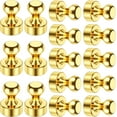 thumbnail image 1 of 16 Pack Fridge Magnets Refrigerator Magnet, Gold Strong Magnets for Whiteboard, Magnetic Push Pins, Metal Magnet for Kitchen, Office, Classroom, School, Locker, Cruise Decor, 1 of 1