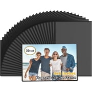 30 Pack Magnetic Picture Frame, Magnetic Photo Frames for Refrigerator 4x6 Inch, Magnetic Frame Reusable Refrigerator Magnets For Pictures Locker Wall Cabinet
