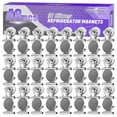 thumbnail image 1 of VNDUEEY 48 Pack Magnetic Clips, Refrigerator Magnets Fridge Magnets, Black Magnet Clips for Whiteboard, Clip Magnets for Photo Displays, Home, Office,Classroom, 1 of 6