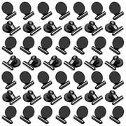 VNDUEEY 48 Pack Magnetic Clips, Refrigerator Magnets Fridge Magnets, Black Magnet Clips for Whiteboard, Clip Magnets for Photo Displays, Home, Office,Classroom