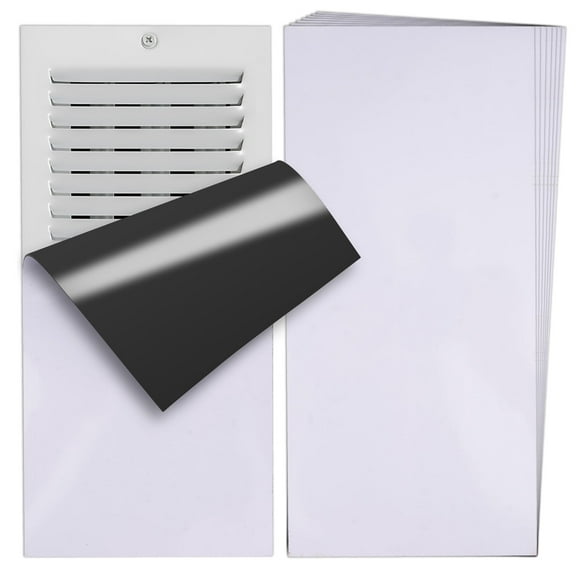 VNDUEEY 8 Pack Magnetic Vent Covers, Strong Vent Covers 5.5" X 12" High Strength Magnetic Vent Cover for Floor Wall and Ceiling Registers, Air Vent Covers for Home HVAC and AC Vents