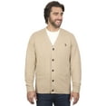 thumbnail image 1 of U.S. Polo Assn Men's Jersey V-Neck Button Cardigan Sweater, 1 of 3