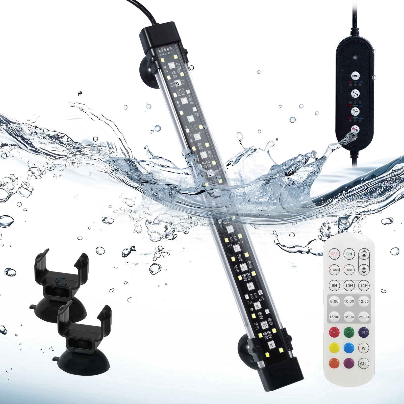 VNEKVA Aquarium LED Light with Full Spectrum RGBW + 24/7 Timer ...