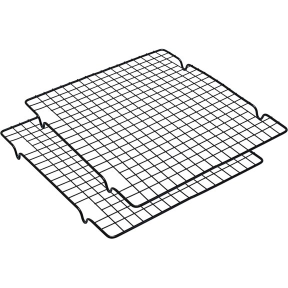 VNIMTI 2 Pack Cooling Racks for Baking, 9.84” x 11.02” Heavy Duty Enamel Coating Cooling Racks Tight-Wire Baking Rack Cookie Rack Oven Rack, Nonstick Wire Rack for Cooking, Baking, Roasting, Grilling