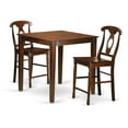thumbnail image 1 of East West Furniture Counter Height Set-Finish:Mahogany,Number of Items:3,Shape:Square,Style:Wood Seat, 1 of 3
