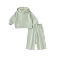 thumbnail image 1 of VNKIDY Baby Girls Suit Coats Children Two Piece New Hoodie Pants Outfits Sets Casual Autumn Birthday, 1 of 5