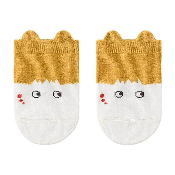 VNKIDY Boys Girls Socks Baby Anti-Skid Socks With Cartoon Animal Pattern Soft Comfortable Footwear For Daily Casual Wear Activities Leisure Socks