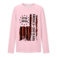 thumbnail image 1 of VNKIDY Boys Kids Patriotic Crew Neck Long Sleeve T Shirt With 250 Years 1776-2026 America Distressed Vertical Flag Print For Independence Day Wear Lightweight Top, 1 of 4