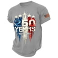 thumbnail image 1 of VNKIDY Boys Kids Patriotic Crew Neck T Shirt Short Sleeve USA 1776-2026 250 Years Jet Airplane Flag Design Print Tee For Independence Day Casual Wear Holiday Top, 1 of 5