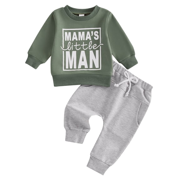 VNKIDY Boys Outfits Sets For Everyday Casual Wear Outdoor Activities And Parties Comfortable Sweatshirt Pants Pullover Sweatpants Sets Combo Trendy